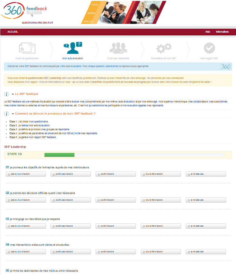Les étapes Du Test 360 (la Méthode Pour évoluer En Entreprise)